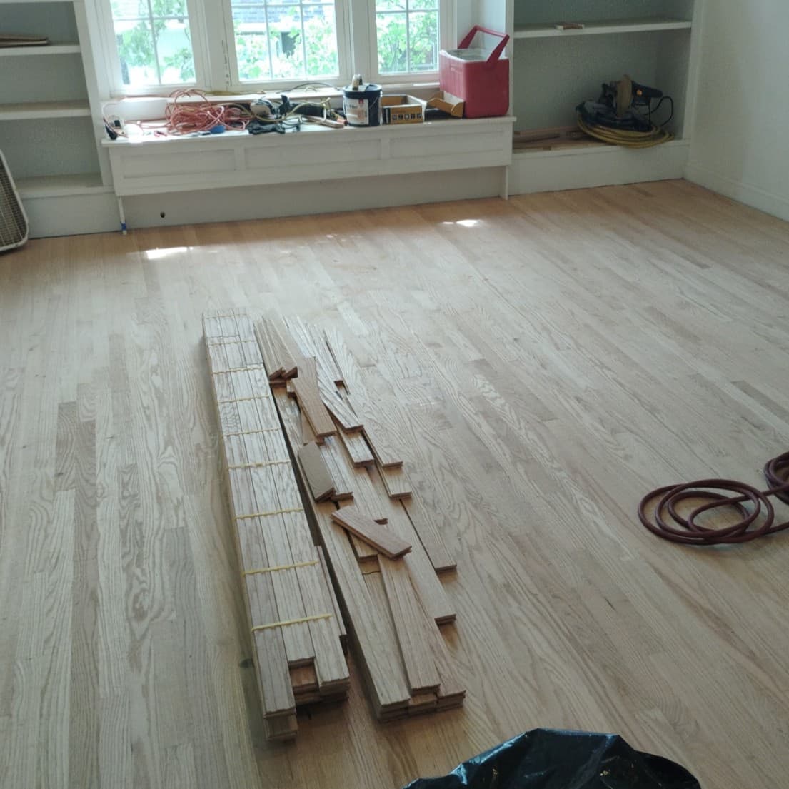 After: New Floor Installation - Professional new floor installation completed